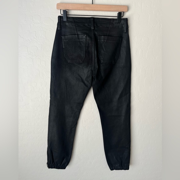 Paige Mayslie Jogger Pants Luxe Coating black fog 26 - Picture 8 of 15